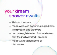 dream foam | foaming body wash - white flower + tuberose, 13.5 fl oz