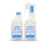super shine foaming dish spray starter set - free + clear, 32 fl oz