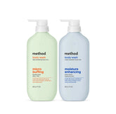 smooth hydration micro buffing + moisture enhancing body wash tonic bundle, 34 fl oz