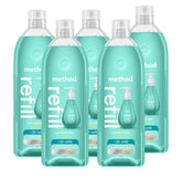 waterfall gel hand wash refill 5-count bundle, 170 fl oz