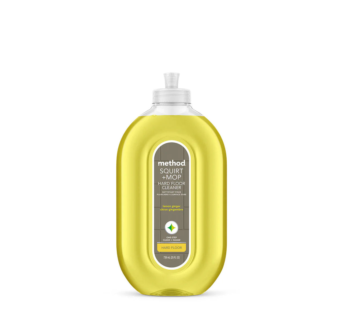 squirt + mop hard floor cleaner - lemon ginger, 25 fl oz