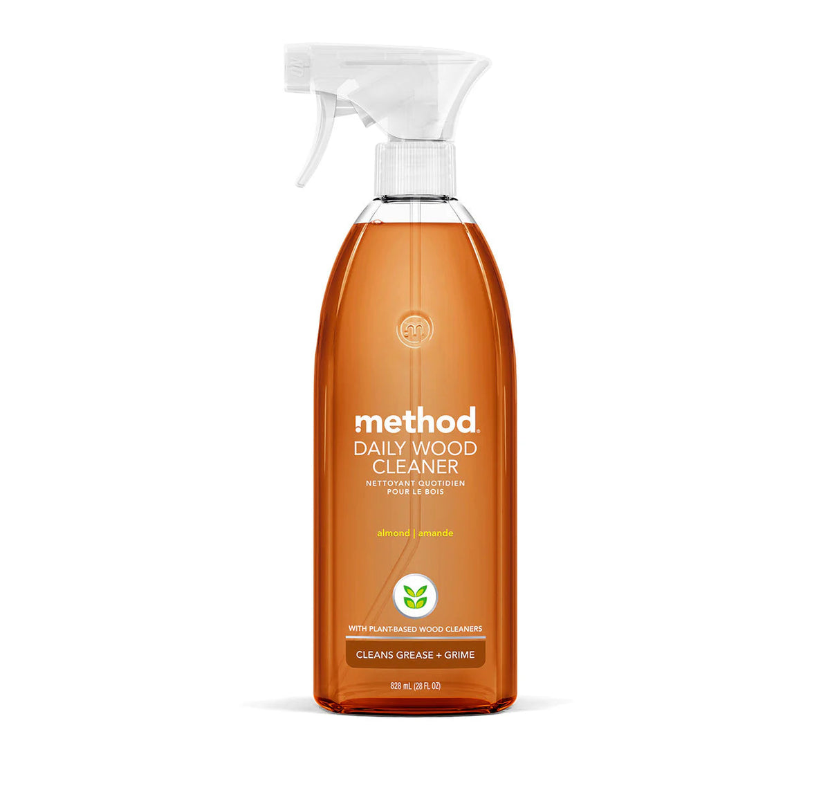 daily wood cleaner - almond, 28 fl oz