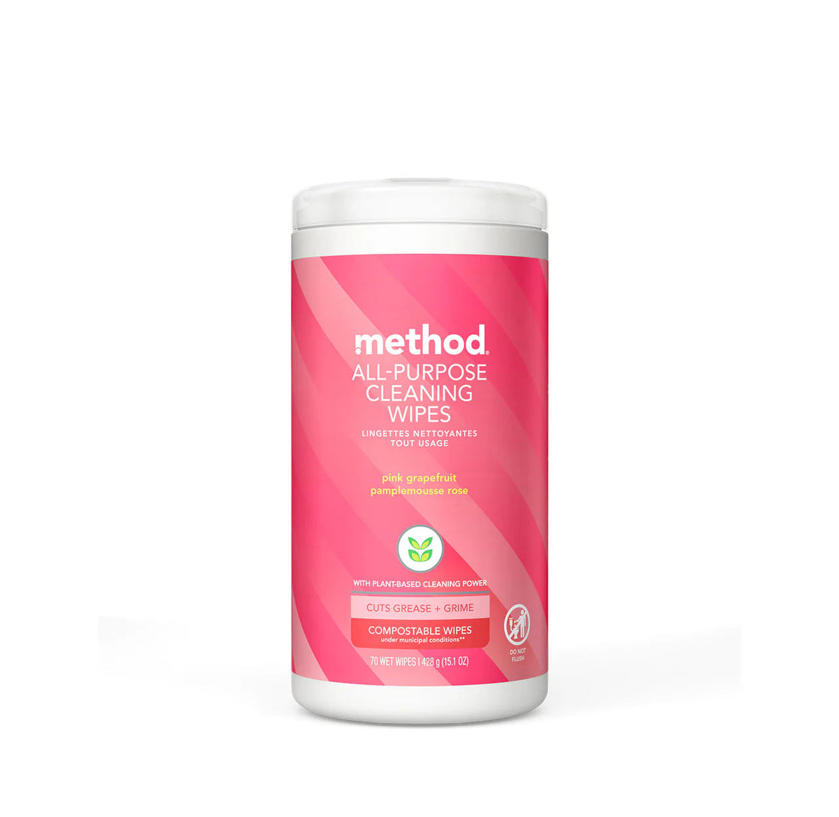 all-purpose cleaning wipes - pink grapefruit, 70 ct