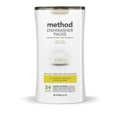 dishwasher packs - lemon mint, 54 ct