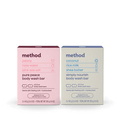 method bar soap variety duo, 4 bars